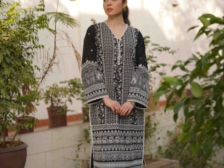 Eid Edit  24 - Nicotiana Kurta - Jet Black Fashion