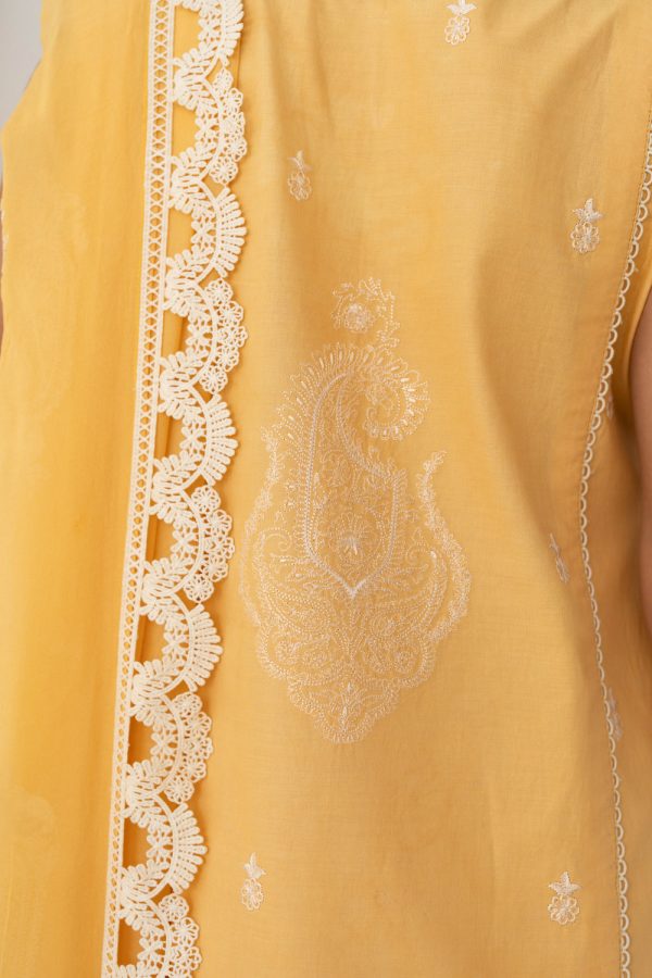 Eid Ul Azha  24 - Mango Pastel Yellow Nel-24621 For Discount