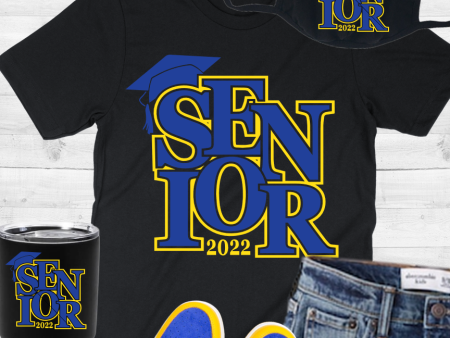 Stacked Letters Senior 2025 For Cheap