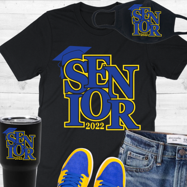 Stacked Letters Senior 2025 For Cheap