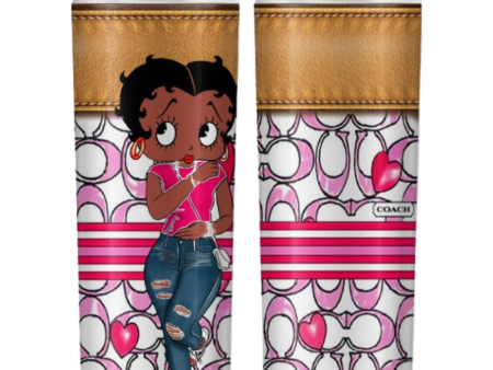 Pink Betty Boop Tumbler Online Hot Sale