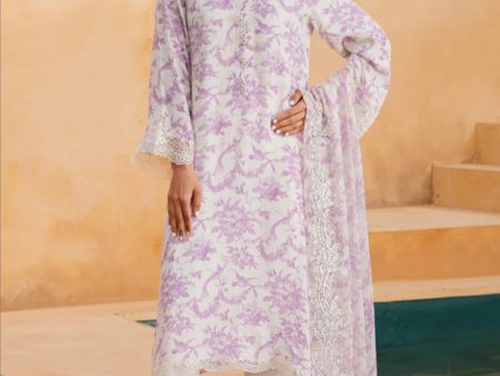 Eid Edit  24 - Pristine Pearl Silk Printed Shirt Online Hot Sale