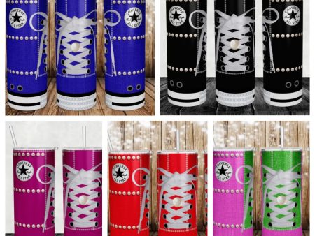 Chucks & Pearls Tumblers For Cheap