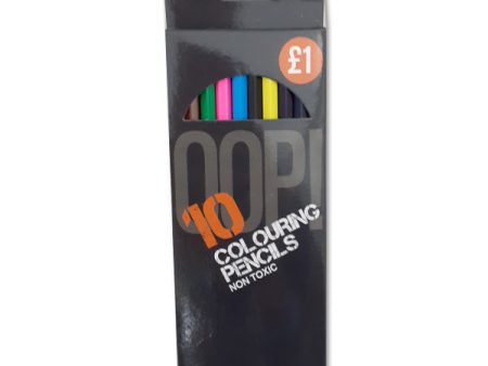 OOP 10 Colouring Pencils - Non Toxic Fashion