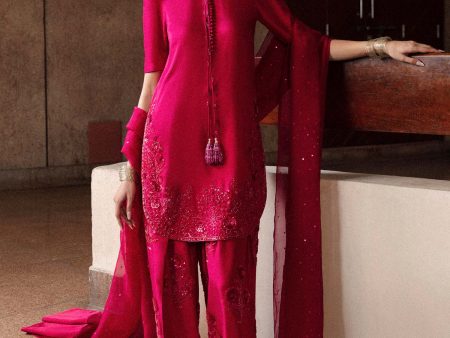 Luxury Pret Eid  24 - Cerise Hot on Sale