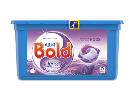 Bold All-in-1 Pods Washing Liquid Capsules Lavender & Camomile - 12 Pods Online Sale