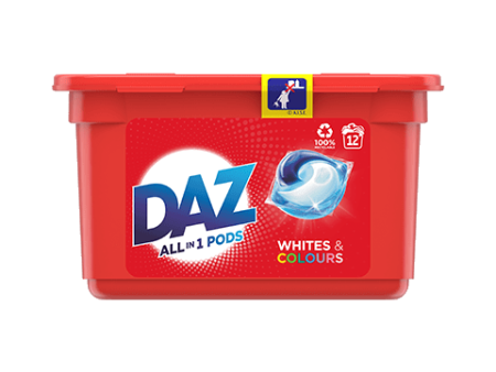 Daz ALL in 1 PODs Washing Capsules - 12 pods For Discount