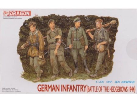 1 35 German Infantry (Battle Of The Hedgerows 1944) Plastic Model Kit Supply