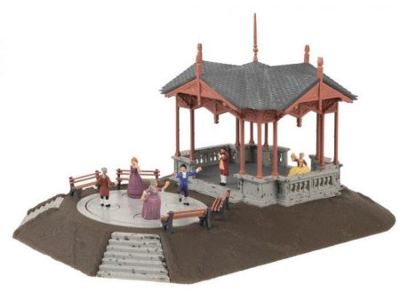 HO Music Pavilion with Dancing Figures For Discount