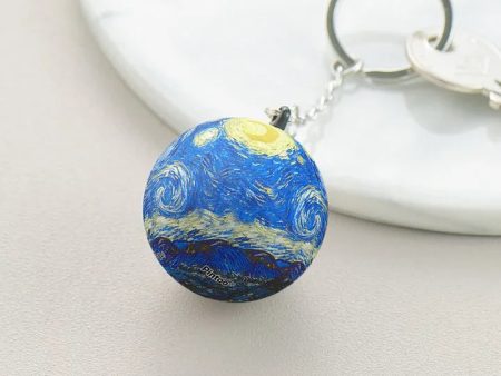 24pc Van Gogh Starry Night Keychain Puzzle Discount