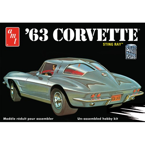 1 25 1963 Chevy Corvette Plastic Model Kit Online Hot Sale