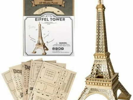 Classical 3D Wooden Eiffel Tower For Cheap