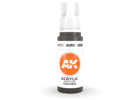 3 Gen Acrylics - Burnt Umber 17ml Sale