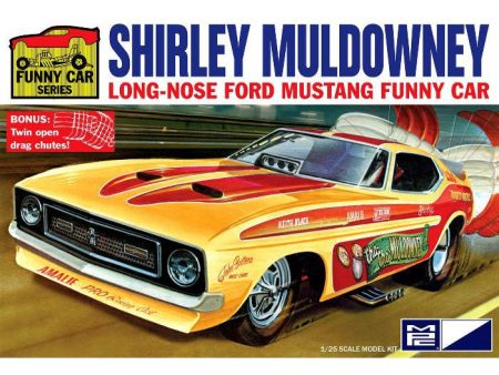 1 25 Shirley Muldowney Long Nose Ford Mustang FC Plastic Model Kit Fashion