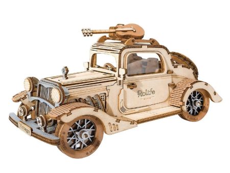 Classical 3D Wooden Vintage Car Online