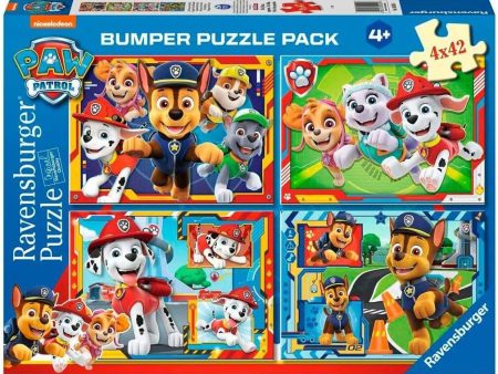 4x42pc Paw Patrol Team Bumper Pack Puzzle Discount