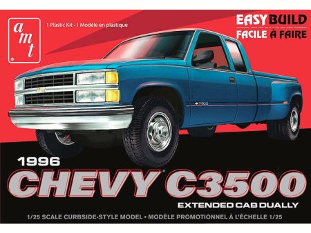 1 25 1996 Chevrolet C-3500 Dually Pickup Easy Build Plastic Model Kit Online