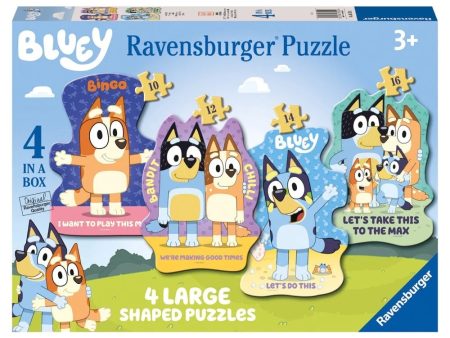 10 12 14 16pc Bluey Lets Do This Shape Puzzle Online Sale