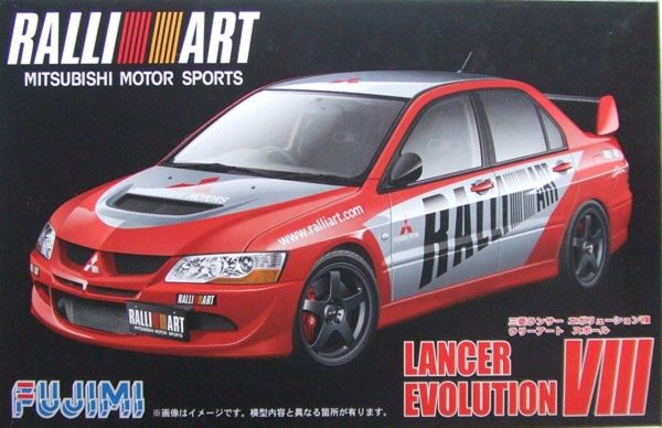 1 24 Mitsubishi Lancer Evolution VIII RALLIART (ID-148) Plastic Model Kit Sale