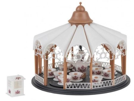 HO Dog Rose Coffee Cups Carousel Discount