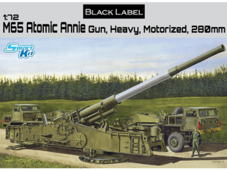 1 72 M65 Atomic Annie Gun Heavy Motorized 280mm Plastic Model Kit Sale