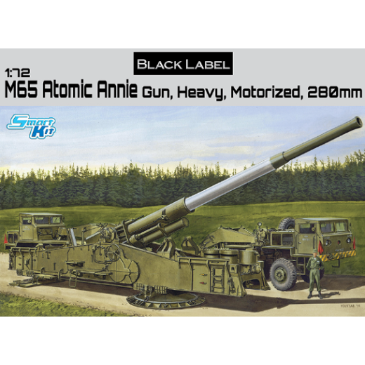 1 72 M65 Atomic Annie Gun Heavy Motorized 280mm Plastic Model Kit Sale