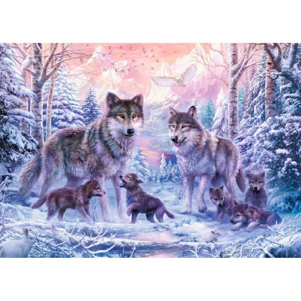 1000pc Arctic Wolves Puzzle For Sale