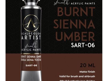 Scalecolor Artist Burnt Sienna Umber 20ml Online now