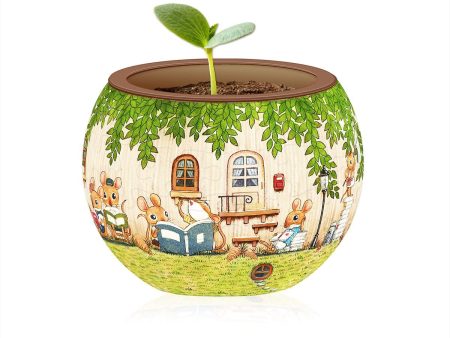 Flowerpot Happy Reading For Cheap