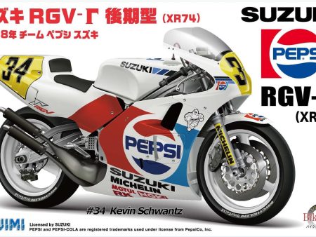 1 12 Suzuki RGV 1988 Champion (Bike-No13) Plastic Model Kit Supply