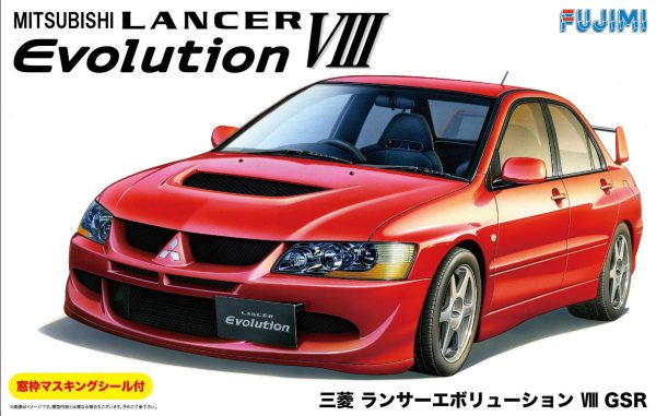 1 24 Mitsubishi Lancer Evolution VIII GSR with Window Frame Masking (ID-180) Plastic Model Kit For Discount