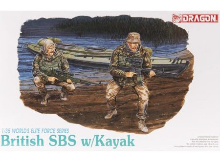 1 35 British SBS with Kayak Plastic Model Kit Online now