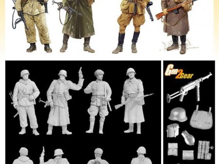 1 35 Ostfront Winter Combatants Plastic Model Kit Fashion