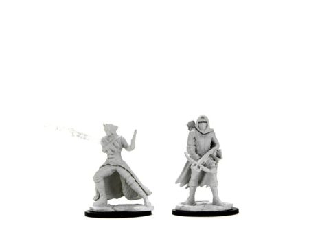 Deep Cuts Unpainted Miniatures Bounty Hunter & Outlaw Cheap