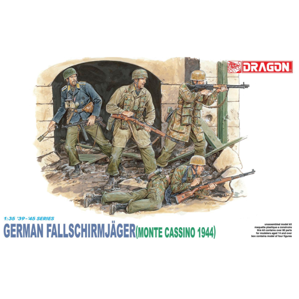 1 35 German Fallschirmjäger (Monte Cassino 1944) Plastic Model Kit For Discount