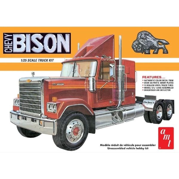 1 25 Chevrolet Bison Conventional Tractor Plastic Model Kit Hot on Sale