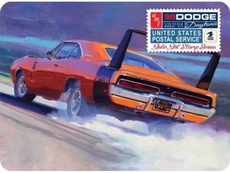 1 25 1969 Dodge Charger Daytona (USPS Stamp Series Collector Tin) Plastic Model Kit Online