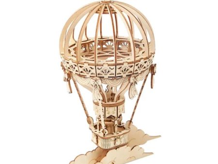 Classical 3D Wooden Hot Air Balloon Hot on Sale