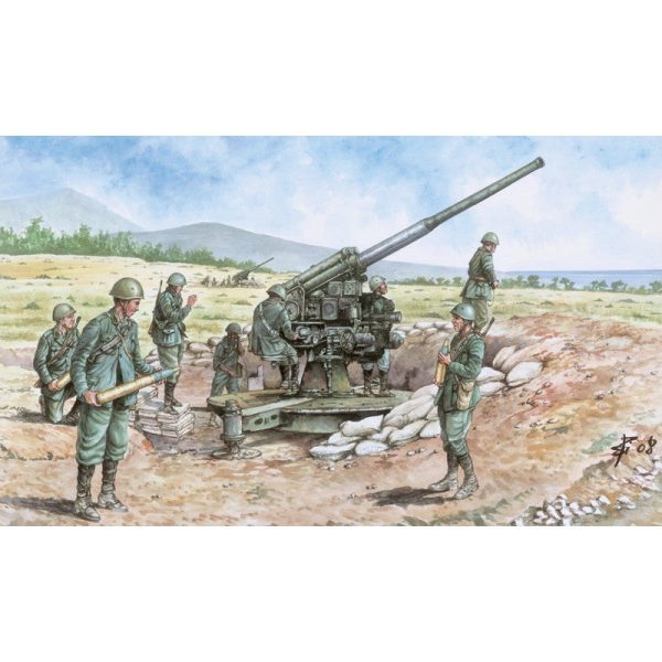 1 72 WWII Italian 90 53 Gun with Crew For Cheap