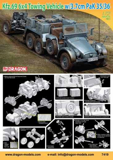 1 72 Kfz.69 6x4 TOWING VEHICLE & 3.7cm PaK 35 36 Online