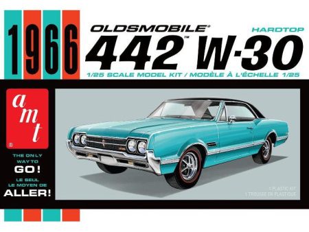 1 25 1966 Olds 442 Hardtop Plastic Model Kit Online Sale