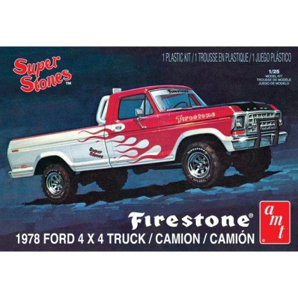 1 25 1978 Ford Pickup  Firestone Super Stones  Plastic Model Kit Online