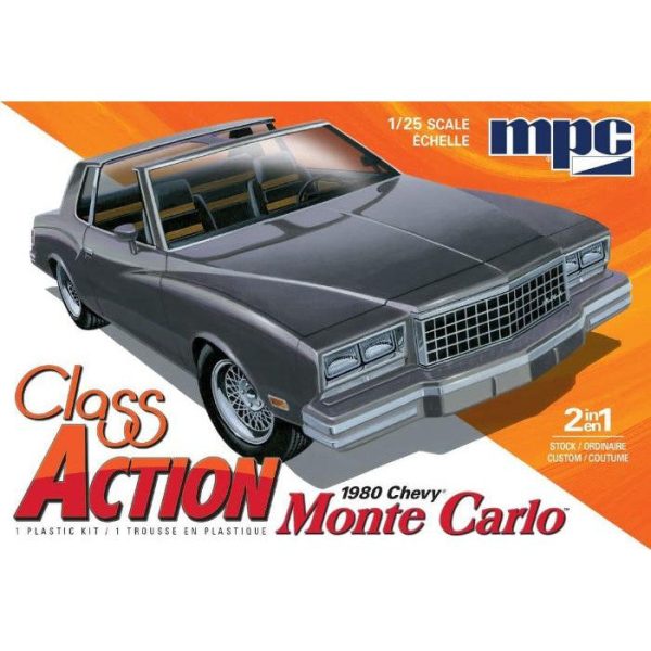 1 25 1980 Chevy Monte Carlo  Class Action  2T Plastic Model Kit Fashion