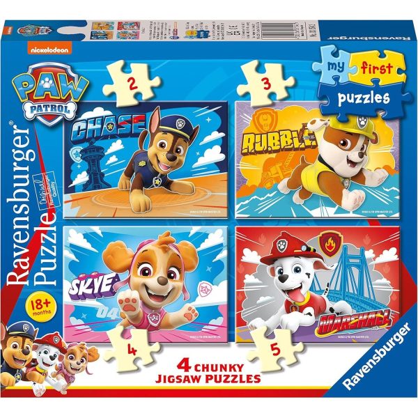 2 3 4 5pc Paw Patrol Born Brave! My First Puzzle For Sale