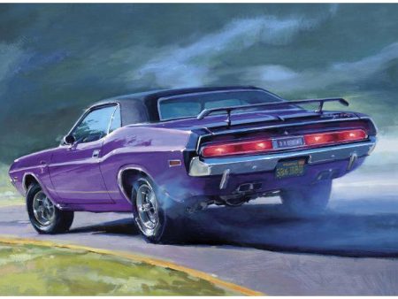 1 25 1970 Dodge Challenger USPS Plastic Model Kit on Sale