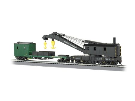 HO 250-Ton Steam Crane & Boom Tender - Chesapeake & Ohio For Cheap