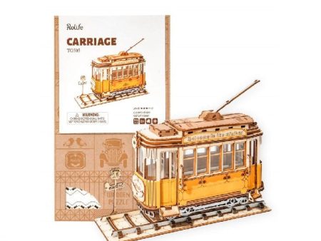 Classical 3D Wooden Carriage (Tram) Online now