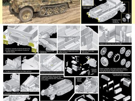 1 35 Sd.Kfz.10 Ausf.B 1942 Production (Smart Kit) Online Hot Sale