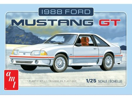 1 25 1988 Ford Mustang 2T Plastic Model Kit Fashion