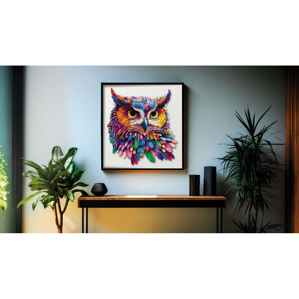 500pc Owl Wooden Jigsaw Puzzle Fashion